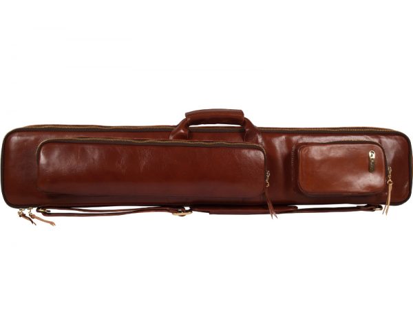 Buffalo Classico Real Leather Tube Case 2x4 Brown - Click Image to Close