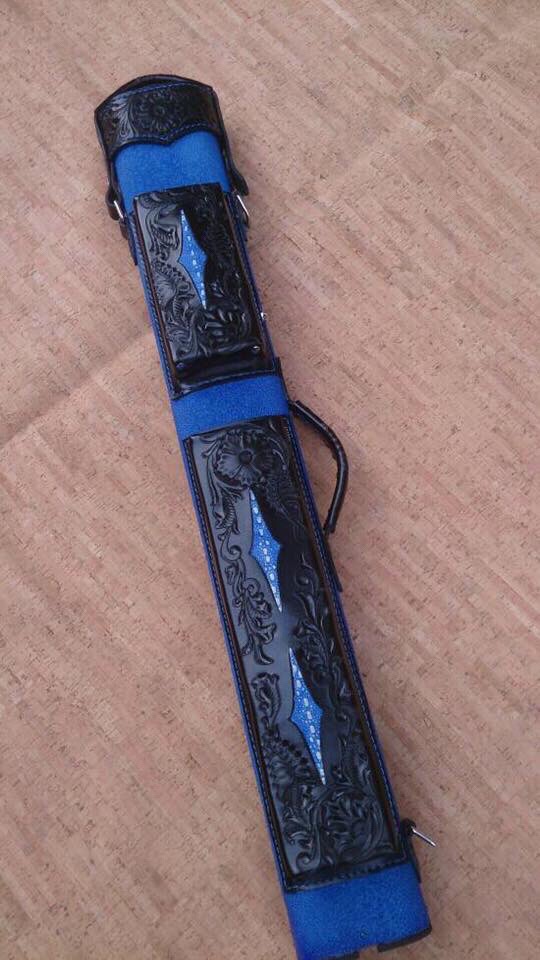 Volturi Blue Stingray Body/Cowhide Pockets Case. FDV23. Volturi Blue Stingray Body/Cowhide Pockets Case. FDV23.