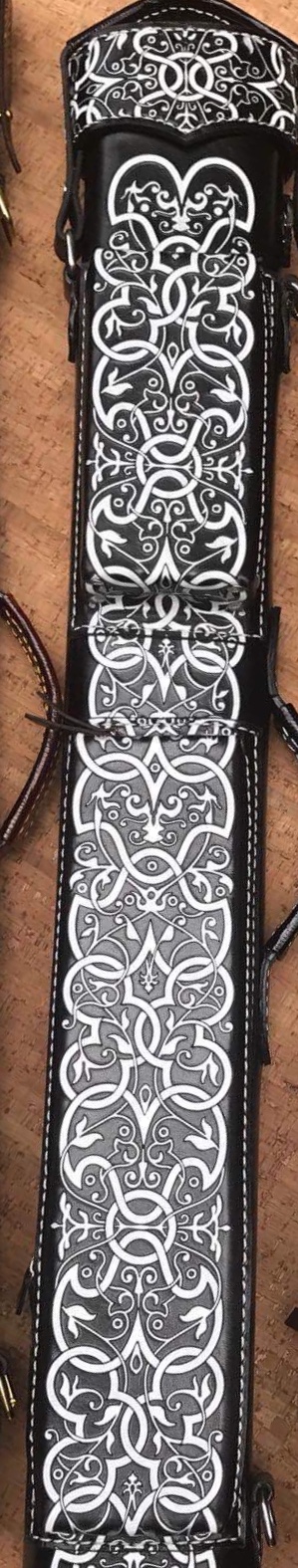 Volturi Tooled Cowhide Black/White Case (FDV28) Volturi Tooled Cowhide Black/White Case (FDV28)
