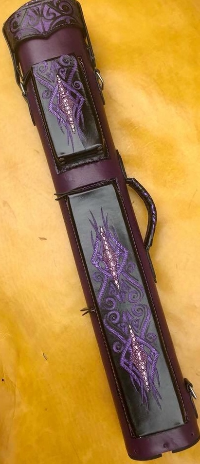 Volturi Black/Purple Cowhide Case (FDV40) Volturi Black/Purple Cowhide Case (FDV40)